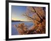 Winter on the Yellowstone River Near Cartwright, North Dakota, USA-Chuck Haney-Framed Photographic Print