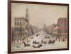 Winter on Wall Street, 1834-null-Framed Giclee Print