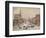 Winter on Wall Street, 1834-null-Framed Premium Giclee Print