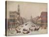 Winter on Wall Street, 1834-null-Stretched Canvas