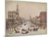 Winter on Wall Street, 1834-null-Mounted Giclee Print