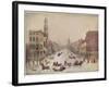 Winter on Wall Street, 1834-null-Framed Giclee Print