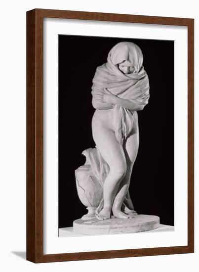 Winter, or the Chilly Woman-Jean-Antoine Houdon-Framed Giclee Print