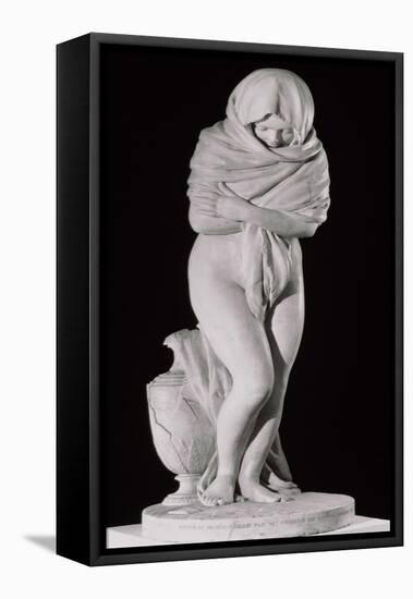 Winter, or the Chilly Woman-Jean-Antoine Houdon-Framed Stretched Canvas