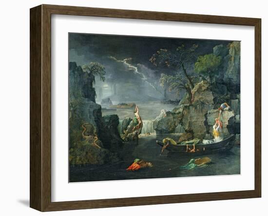 Winter, or the Flood, 1660-64-Nicolas Poussin-Framed Giclee Print