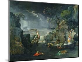 Winter, or the Flood, 1660-64-Nicolas Poussin-Mounted Giclee Print