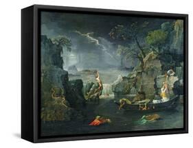 Winter, or the Flood, 1660-64-Nicolas Poussin-Framed Stretched Canvas