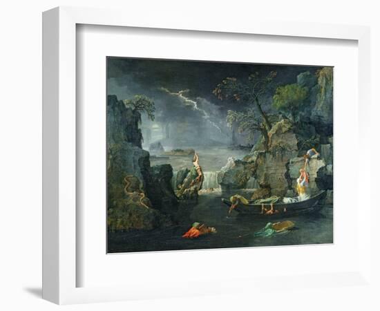 Winter, or the Flood, 1660-64-Nicolas Poussin-Framed Giclee Print