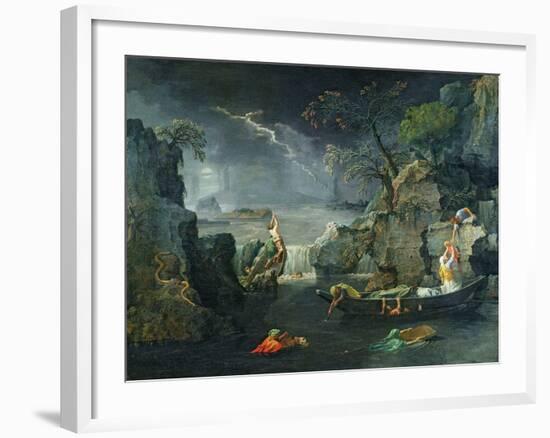 Winter, or the Flood, 1660-64-Nicolas Poussin-Framed Giclee Print