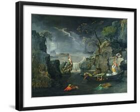 Winter, or the Flood, 1660-64-Nicolas Poussin-Framed Giclee Print