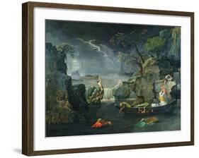 Winter, or the Flood, 1660-64-Nicolas Poussin-Framed Giclee Print