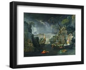 Winter, or the Flood, 1660-64-Nicolas Poussin-Framed Premium Giclee Print