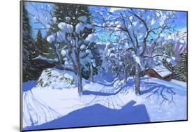 Winter Orchard, Morzine, 2015-Andrew Macara-Mounted Giclee Print