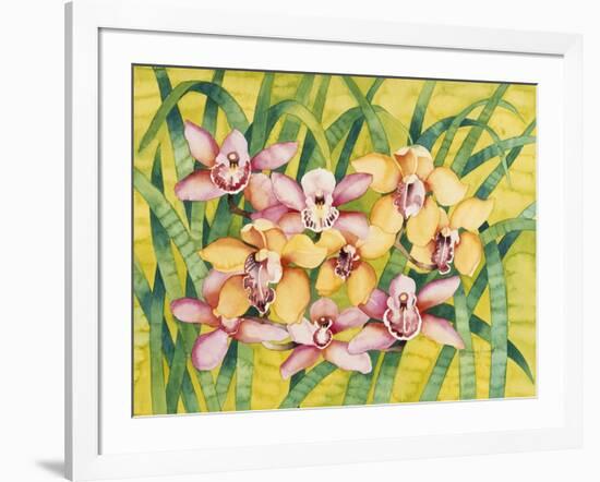 Winter Orchids-Mary Russel-Framed Giclee Print