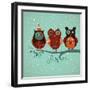 Winter Owls-lenlis-Framed Art Print