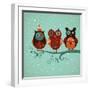 Winter Owls-lenlis-Framed Art Print