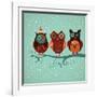 Winter Owls-lenlis-Framed Art Print