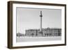 Winter Palace and Alexander Column in Leningrad-null-Framed Giclee Print