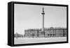 Winter Palace and Alexander Column in Leningrad-null-Framed Stretched Canvas