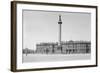 Winter Palace and Alexander Column in Leningrad-null-Framed Giclee Print