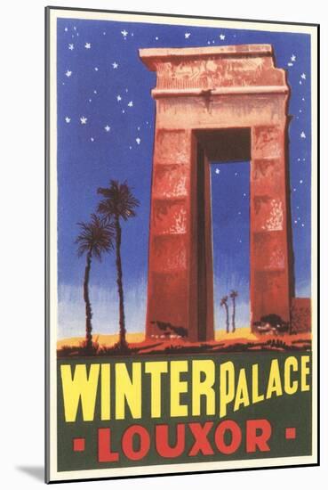 Winter Palace, Luxor, Egypt-null-Mounted Art Print
