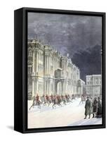 Winter Palace Saint Petersburg 1897-Chris Hellier-Framed Stretched Canvas