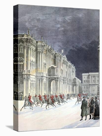 Winter Palace Saint Petersburg 1897-Chris Hellier-Stretched Canvas