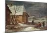 Winter (Panel)-David the Younger Teniers-Mounted Giclee Print