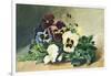 Winter Pansies, 1884-Louis Bombled-Framed Giclee Print