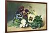 Winter Pansies, 1884-Louis Bombled-Framed Giclee Print