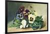 Winter Pansies, 1884-Louis Bombled-Framed Giclee Print