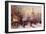 Winter Paris Street Scene-Eugene Galien-Laloue-Framed Premium Giclee Print