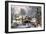 Winter Pastime, 1870-Currier & Ives-Framed Giclee Print