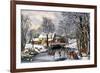 Winter Pastime, 1870-Currier & Ives-Framed Giclee Print