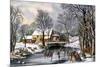 Winter Pastime, 1870-Currier & Ives-Mounted Giclee Print