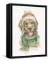 Winter Paws I-Beth Grove-Framed Stretched Canvas