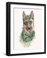 Winter Paws IV-Beth Grove-Framed Art Print