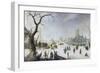 Winter Pleasure-Hendrik Avercamp-Framed Giclee Print