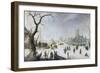 Winter Pleasure-Hendrik Avercamp-Framed Premium Giclee Print