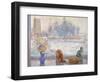 Winter Prospect with Cats-Timothy Easton-Framed Giclee Print