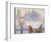 Winter Prospect with Cats-Timothy Easton-Framed Giclee Print