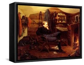 Winter Quarters in Virginia, Army of the Potomac, 1866-George Cochran Lambdin-Framed Stretched Canvas