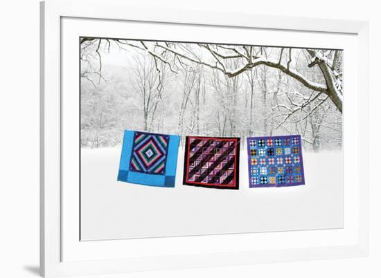 Winter Quilts-Bill Coleman-Framed Giclee Print