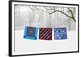 Winter Quilts-Bill Coleman-Framed Giclee Print