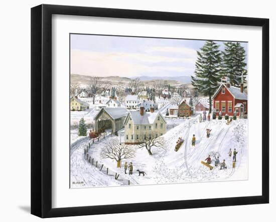 Winter Recess-Bob Fair-Framed Giclee Print