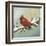 Winter Red Bird II-Tiffany Hakimipour-Framed Art Print