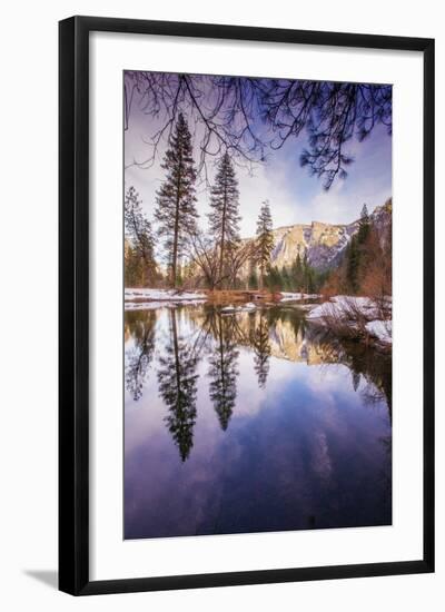 Winter Reflections in Yosemite Valley-null-Framed Photographic Print