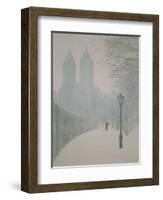 Winter Reservoir, 1987-Max Ferguson-Framed Giclee Print