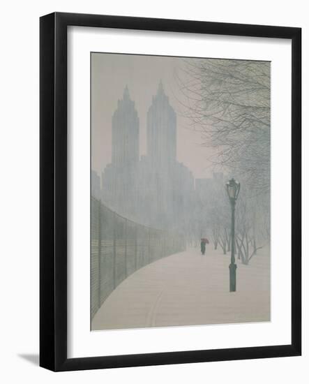 Winter Reservoir, 1987-Max Ferguson-Framed Giclee Print