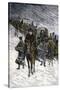 Winter Retreat of Napoleon and the French Army from Moscow in 1812-null-Stretched Canvas